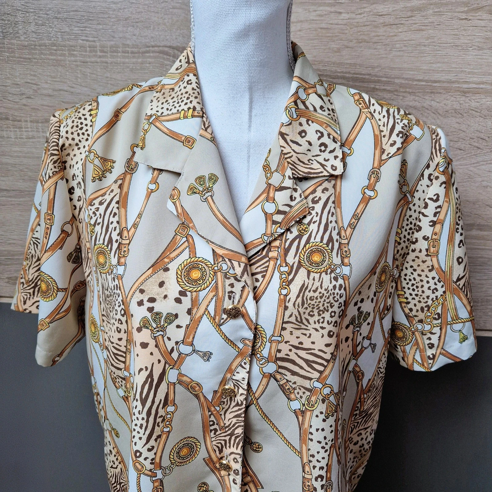 Vintage blouse Maat 42 – photo 2